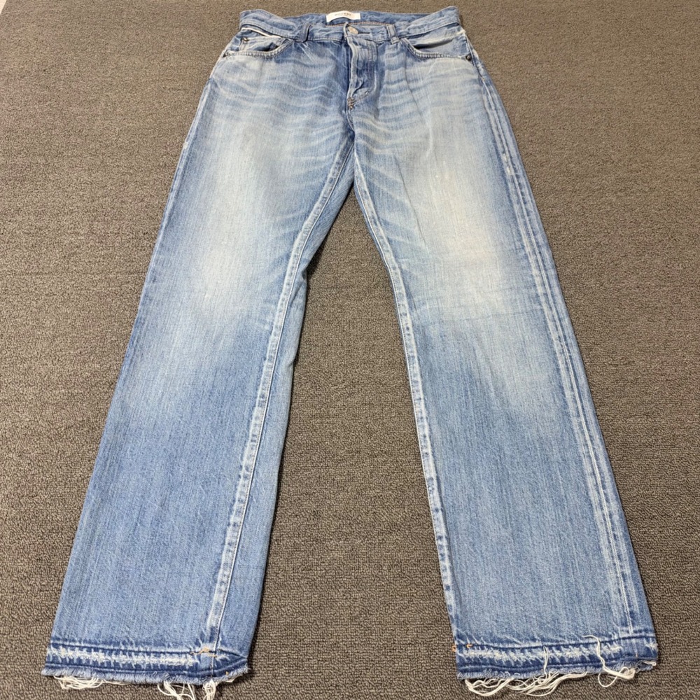 Moussy Vintage Light Wash Straight Leg Jeans Size 27 Made in Japan Streetwear
